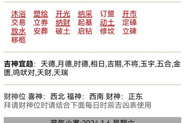 2024年2月3日黄道吉日(2024年2月3日黄道吉日查询表)