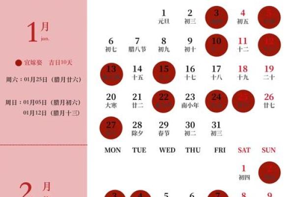 2025年的结婚吉日有哪些