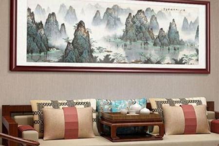 风水书房后背墙挂什么好书房布置
