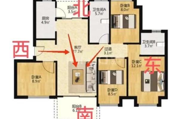 客厅和厨房风水的布局常识讲解