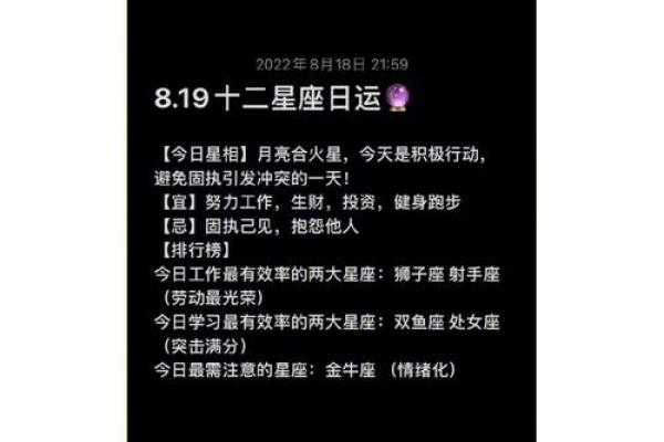 新译社8月星座运势