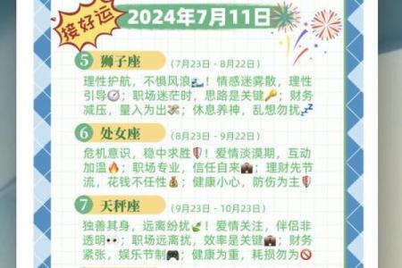 11月最后一周星座运势