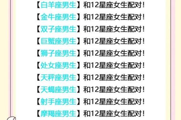 天秤座的男孩适合什么星座女孩