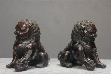 雌雄风水铜狮子怎么样分公母