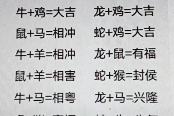 婚姻大忌的生肖配对