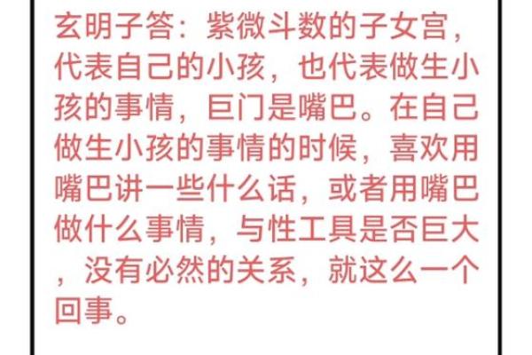 紫薇斗数之巨门