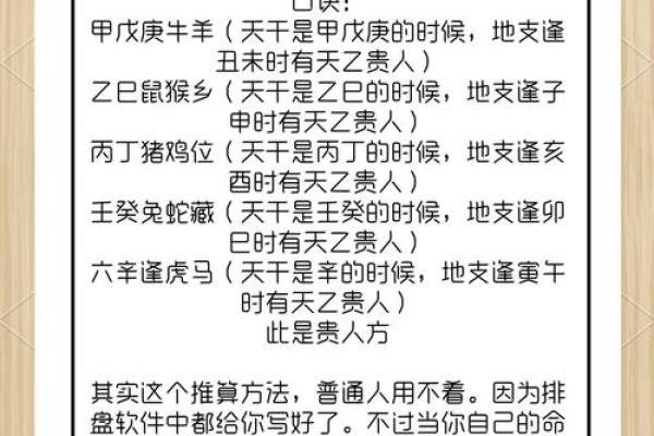 如何确定八字当中有哪种贵人