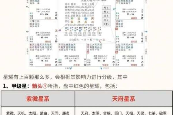 紫薇斗数主星长相