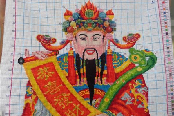 十字绣财神挂哪个位置合适，十字绣财神摆放位置？