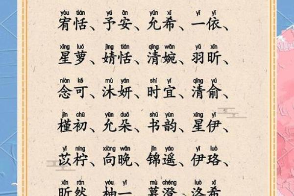 qq网名宝宝名字大全女孩