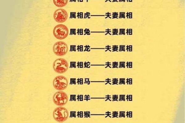 婚姻属相配对大全很准