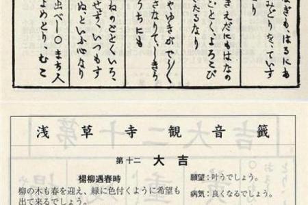 观音32卦签详解
