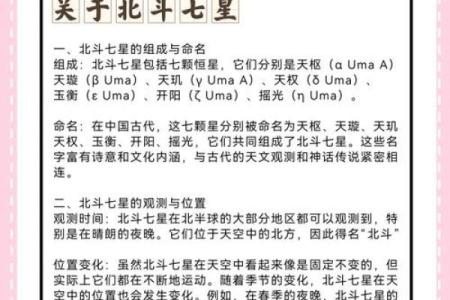 详解：北斗七星是什么星座