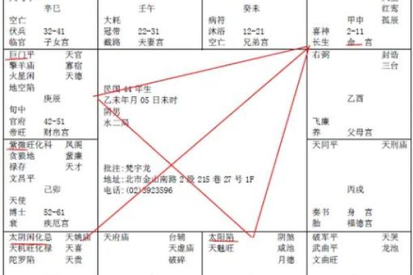 紫薇斗数体用宫