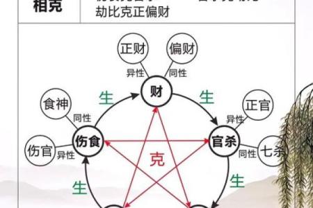 八字中十神在各柱的意义