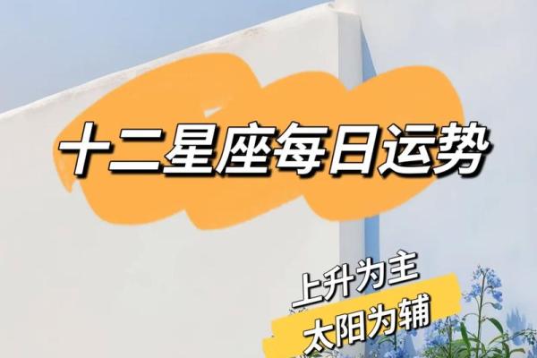 十二星座的今日和明日运势如何