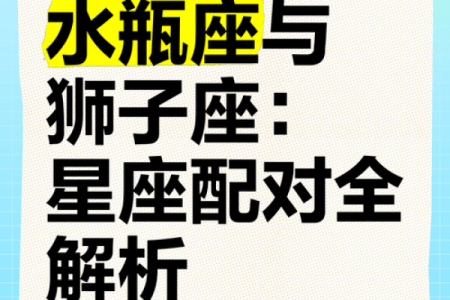 水瓶座和狮子座配对指数 水瓶座和狮子座适合做夫妻吗