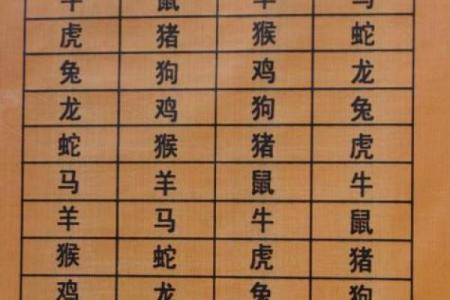 生肖月份表 生肖属相月份配对表