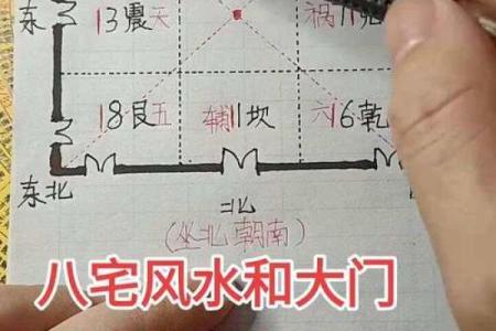 自制房子风水大门方位图解