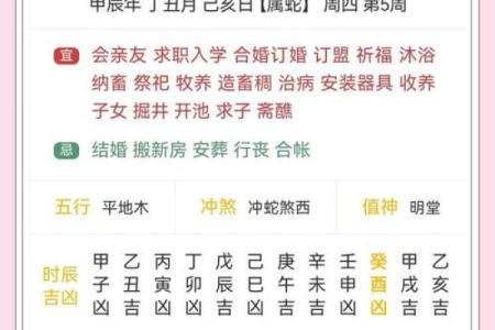 黄历今日吉凶神方位