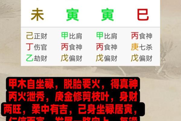 八字时柱的干支都是偏财