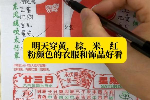 看日历运势,老黄历测运势
