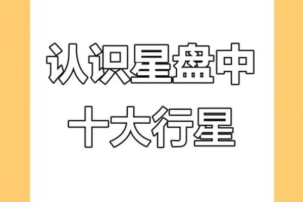 星盘行星符号怎么看