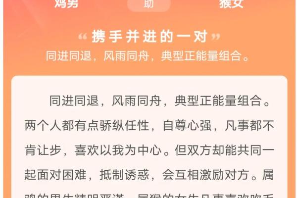 生肖配对：属猴的和什么属相最配