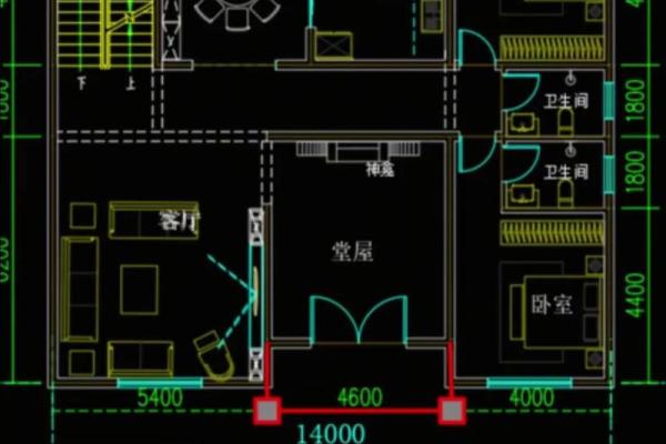 自建房风水更好的房子图不要柱子