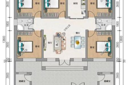 左宽右窄的一层房子风水