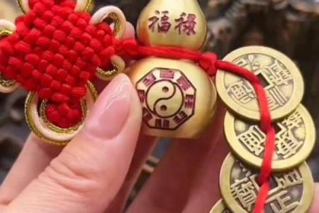 风水十帝钱的正确挂法及使用方法挂大门内好不好