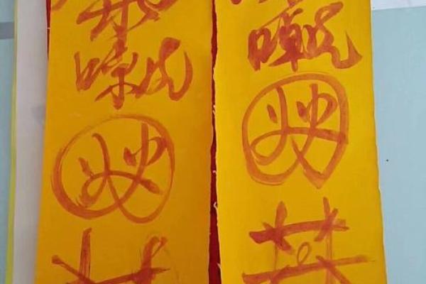 算命写的符