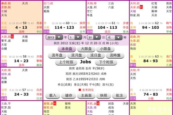 紫薇斗数明星盘