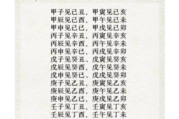子平八字看姻缘口诀