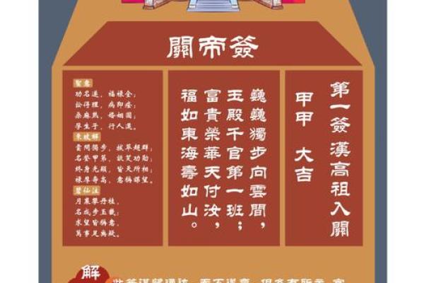 关帝灵签签解签43