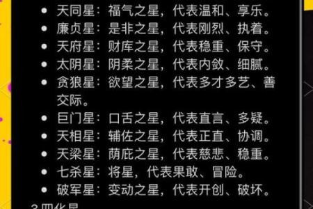 飞星四化紫薇斗数