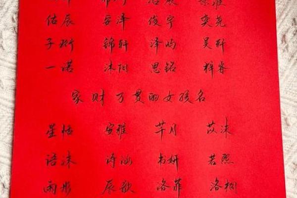 女宝宝八字起名大全集