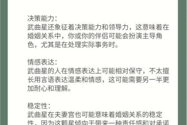 紫微斗数之夫妻宫与诸星,武曲星在夫妻宫是什么意思？