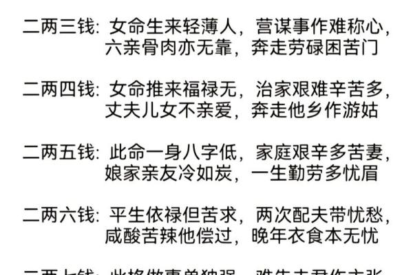 袁天罡男女称骨算命:四两五钱命运详解 袁天罡男女称骨算命:四两五钱命运详解