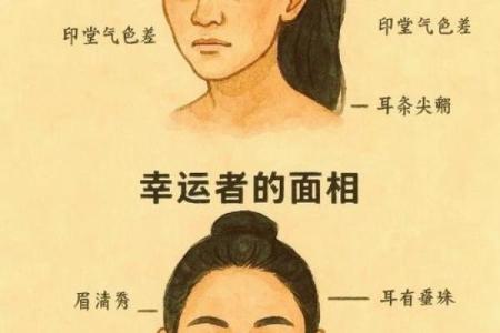 有关印堂面相算命图解