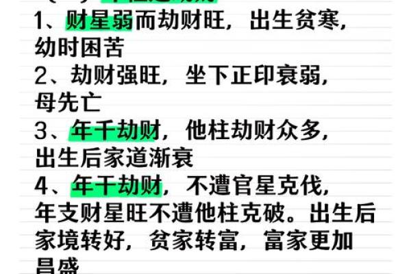 八字身弱透劫财 八字身弱透劫财