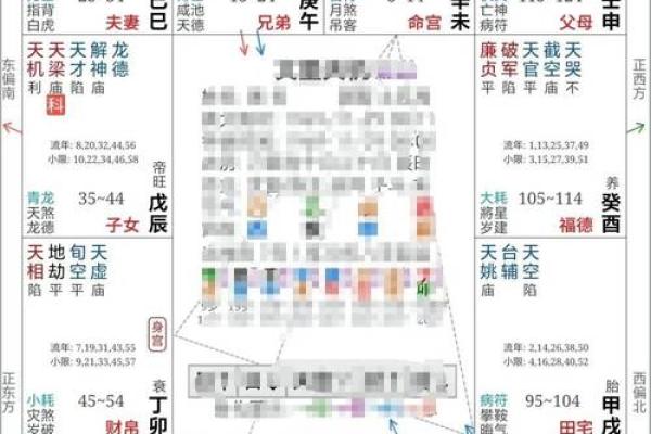 紫薇七杀文曲在疾厄宫