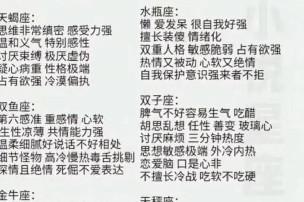 哪些星座没有结果还会坚持