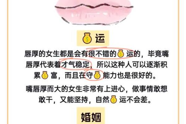 嘴唇痣面相算命图解