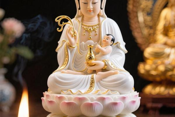 坟前放观音 坟前放观音