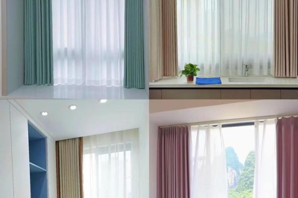 实例中，卧室窗帘风水旺的颜色