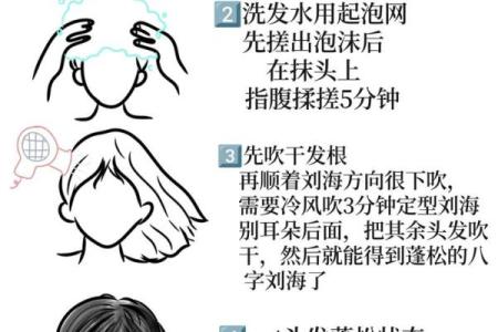 八字刘海怎么弄