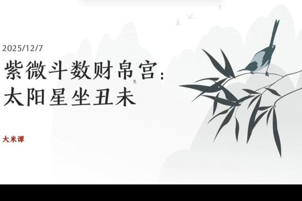 紫薇斗数流年太阳