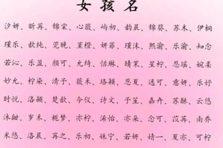 女孩起名常用字-姓名学-华易算命网姓名