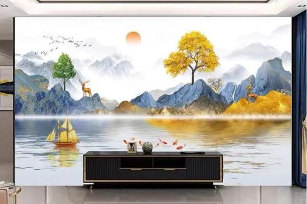 客厅背景墙与风水